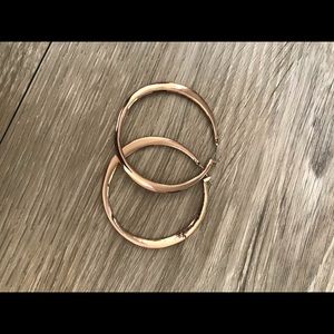 Rose Gold Costume Earrings